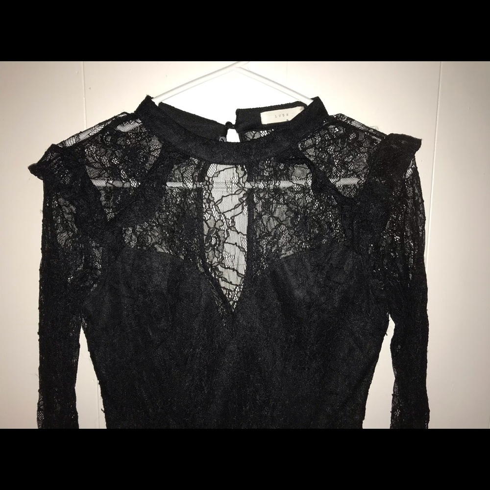 Black lace Bodysuit !